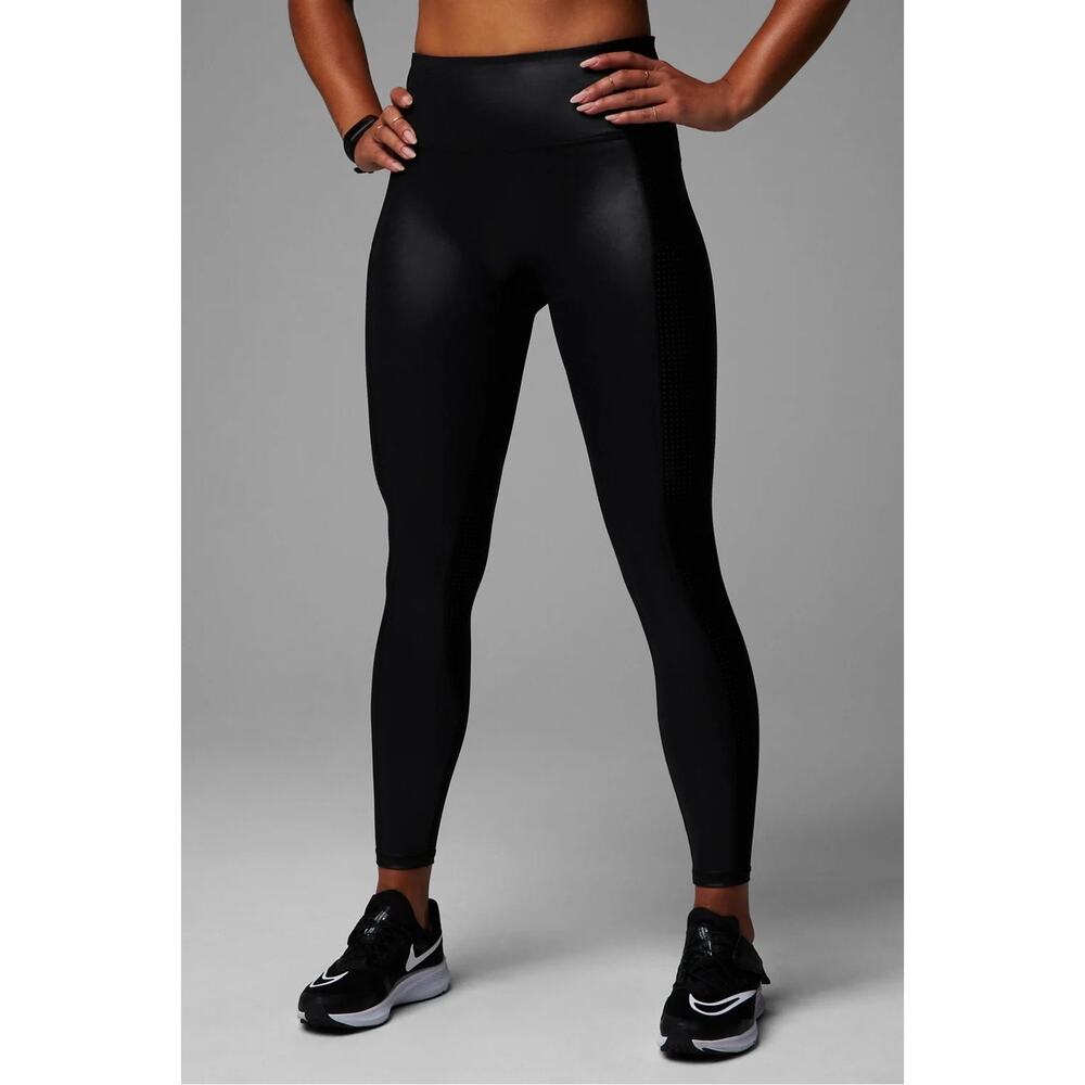 New Fabletics Anywhere Motion360 HW Shine Legging Black size M - Picture 2 of 9
